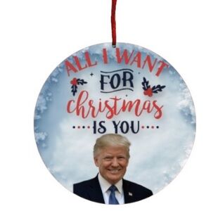 Donald Trump Christmas Ornament